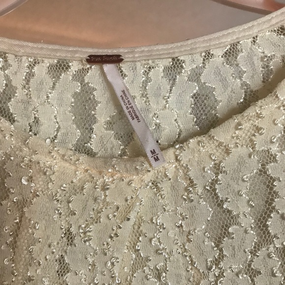 Free People Ivory Keyhole Mini Dress - Picture 4 of 7